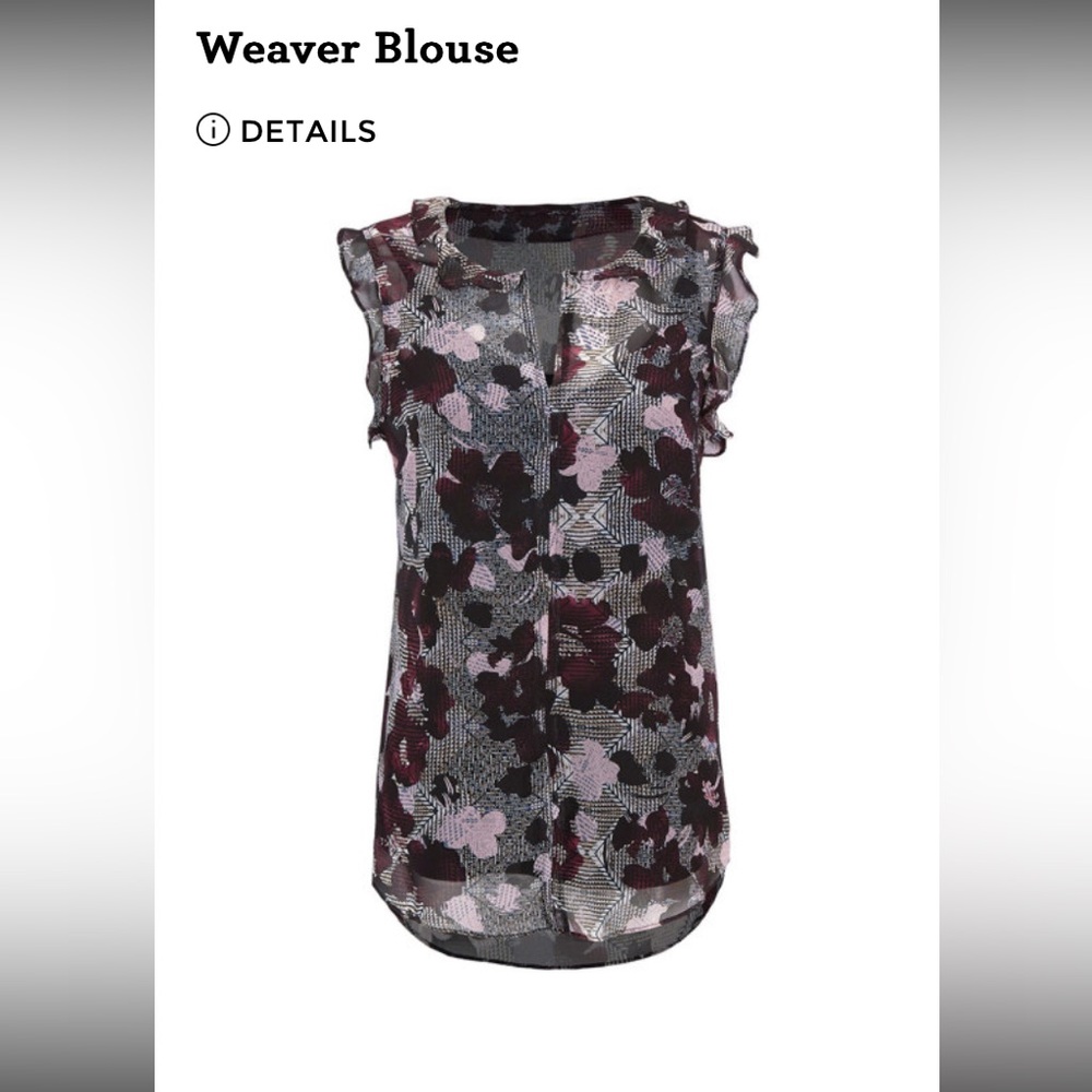CAbi Weaver Blouse size M